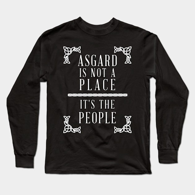 The People of Asgard Long Sleeve T-Shirt by Iriad